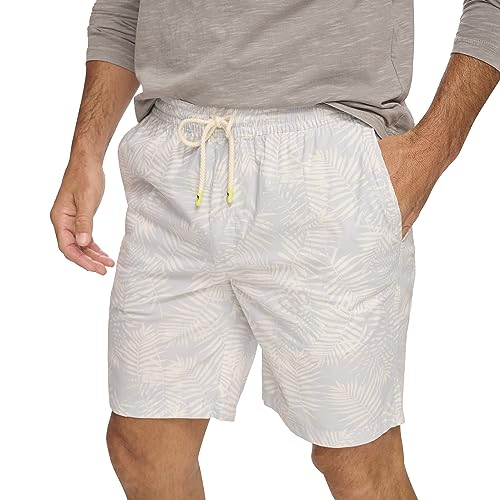 Margaritaville Men's Island Reserve Fern Print Jogger Short, Grey Dawn