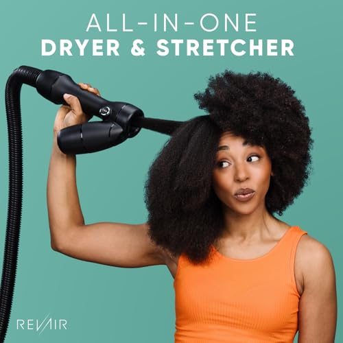 RevAir Reverse-Air Hair Dryer - Innovative Quick-Drying Hair Dryer for Curly, Wavy & Straight Hair - Revolutionary Reverse Blow Dryer for All Hair Types -Hairdryer to Reduce Heat Damage & Styling Time