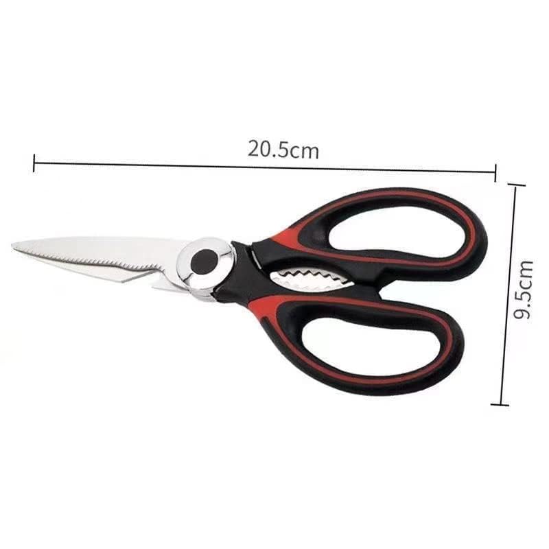 Kitchen Scissors Stainless Steel Sharp Blades - Multipurpose Kitchen Scissors Heavy Duty for Meat, Chicken, Fish, Vegetables, and Herbs – Bottle Opener