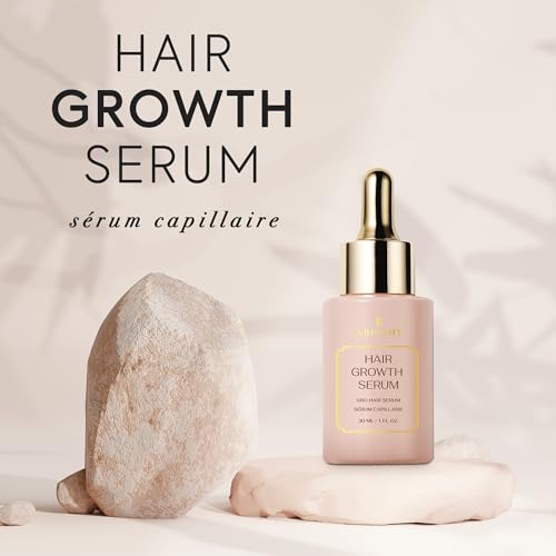 Jardient Hair Growth Serum: Veganic Natural Hair Growth Oil - Hair Loss Treatment for Women and Men - GRO Hair Serum for Thining Hair - Fuller Thicker and Healthier Hair in 90 Days, 2Pack X 1Fl Oz