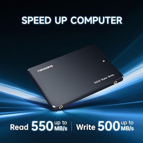 fanxiang S101 128GB SSD SATA III 6Gb/s 2.5" Internal Solid State Drive, Read Speed up to 550MB/sec, Compatible with Laptop and PC Desktops(Black)