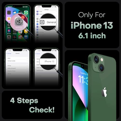 TOCOL 3 in 1 Magnetic for iPhone 15 Case, Upgraded [Full Camera Protection] [Compatible with Magsafe] [15FT Military Grade Protection] Bumper for iPhone 15 6.1 Inch, Black