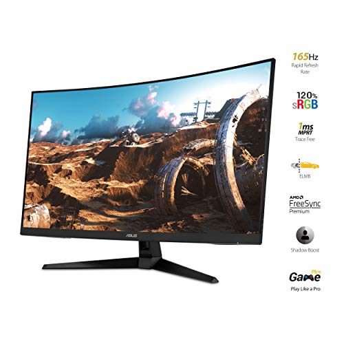 ASUS 32" 1080P 165Hz 1ms Curved Gaming Monitor with FreeSync - TUF VG328H1B