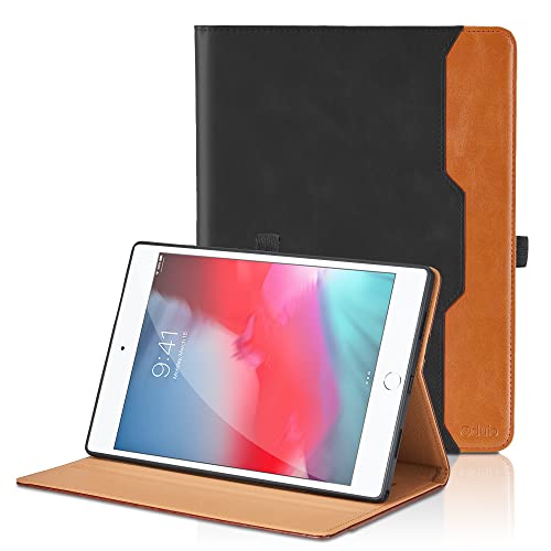 Case for iPad Mini 5 2019 (5th Generation 7.9-inch), iPad Mini 4 3 2 Tablet Case with Hand Strap Large Pocket Premiun PU Leather Auto Wake/Sleep Smart Cover, Black