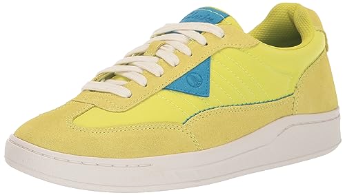 Clarks Men's Craft Rally Ace Sneaker, Pale Lime, 13