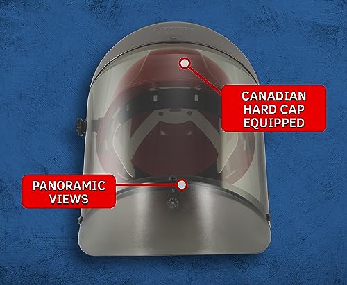 Oberon 12 Cal Arc Flash Face Shield With Hard Cap - Anti Fog - TCG Series