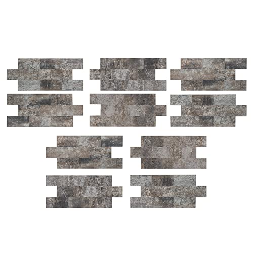 Aspect Peel and Stick Collage Tile in Ancient Cork (2 pc per Pack/5 Pack)