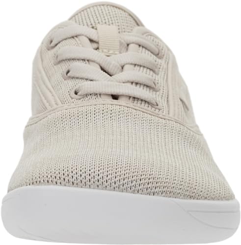 WHITIN Women's Knit Barefoot Shoes Minimalsit Wide Width Toe Box Zero Drop Sole Sneakers Minimus Size 6 6W Flat Road Running Gym Tennis Beige 36