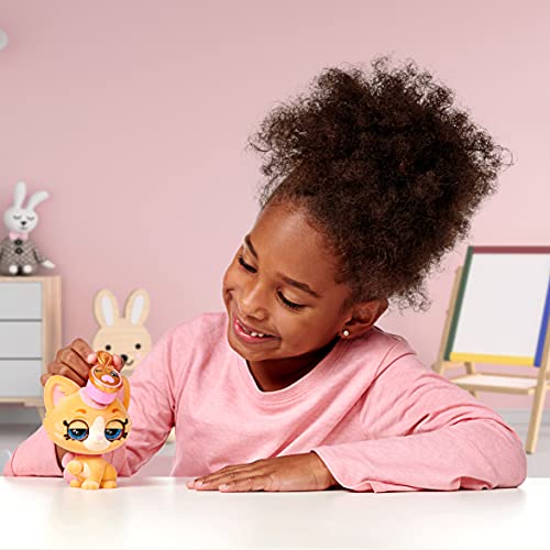 Kindi Kids Scented Sisters Pawsome Royal Family - Pre-School 10" Play Doll: Tiara Sparkles, 6.5" Baby Kindi: Teenie Tiara, and Kindi Pet: Prince Purrfection - Amazon Exclusive