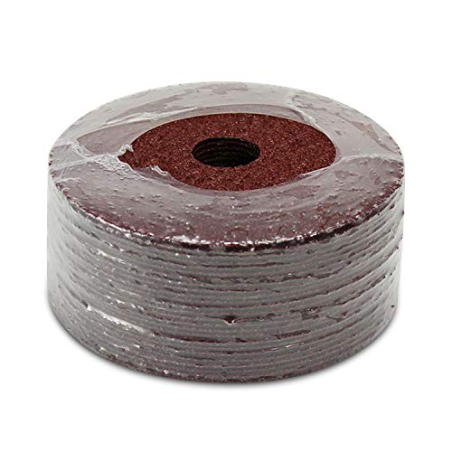 BHA Aluminum Oxide Resin Fiber Sanding and Grinding Discs, 5” x 7/8”, 24 Grit - 25 Pack