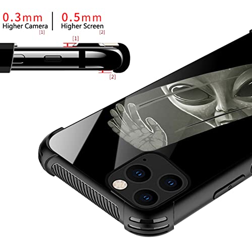 CARLOCA Compatible with iPhone 14 Pro Max Case,Black Scary Crow Pattern Ultra Protection Shockproof Soft Silicone TPU Non-Slip Back for iPhone 14 Pro Max