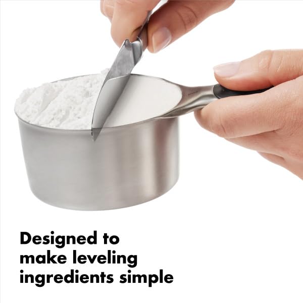 OXO Good Grips 4 Piece Stainless Steel Measuring Cups with Magnetic Snaps
