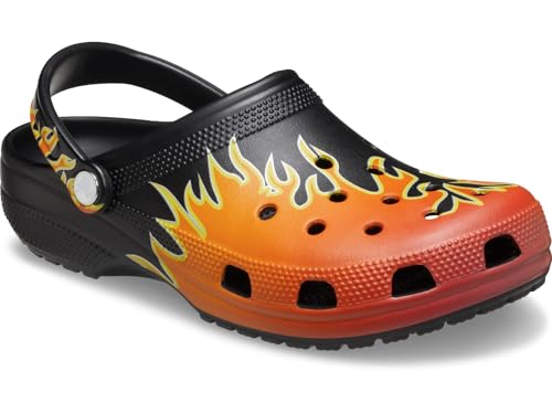 Crocs Unisex Classic Clog - Seasonal Graphic Storm/Meta Scape Men's 11, Women's 13 Medium