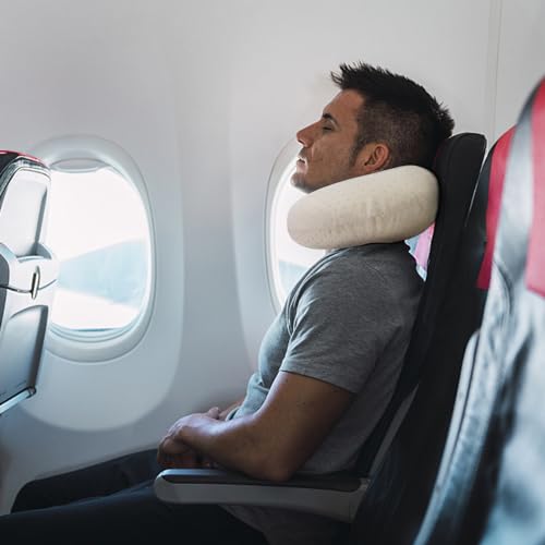 Gosider Neck Pillows for Sleeping Travel Pink Travel Pillow Comfortable U Shape Memory Foam Pillows Neck and Head Support Portable Travel Neck Pillow Suitable for Planes, Trains, Self-Driving Cars