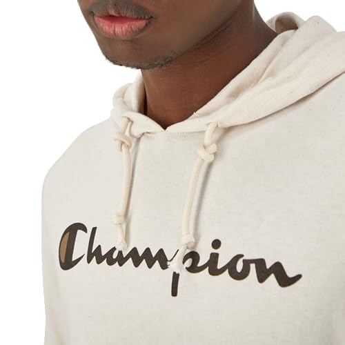 Champion, Midweight, Soft and Comfortable T-Shirt Hoodie for Men, Elevation Blue Offset C's, XX-Large