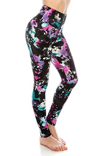 ALWAYS Women's Camo Yoga Leggings - High Waist Premium Soft Stretch Pants 1530 Plus Size