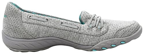 Skechers Women's Breathe-Easy-Good Influence Sneaker, NVY, 8 M US