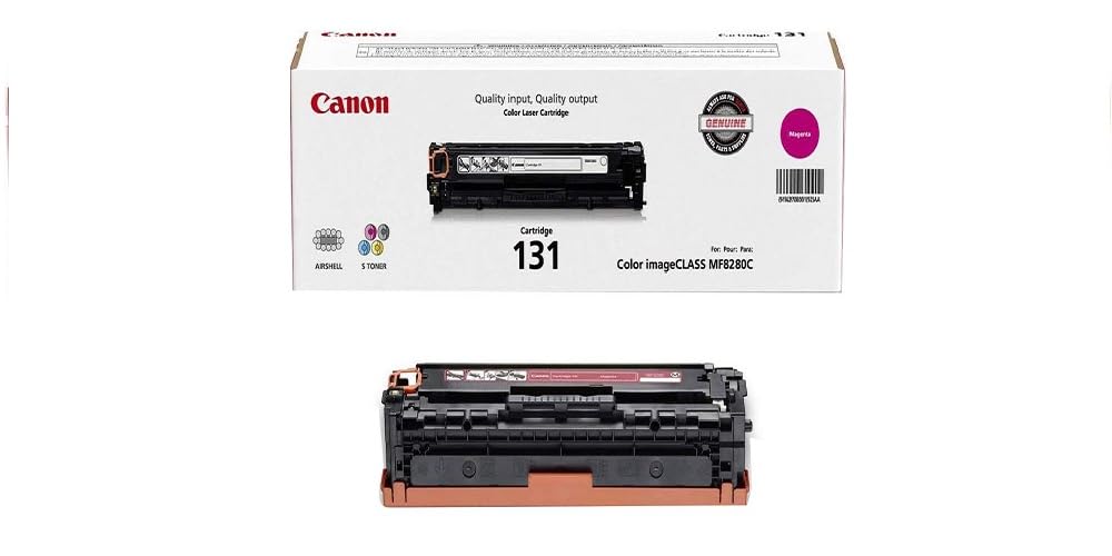 Canon 131 Toner Cartridge Bundle for imageCLASS MF8280Cw and MF628CW Printer, 1500 Sheets, Black / Cyan / Magenta / Yellow