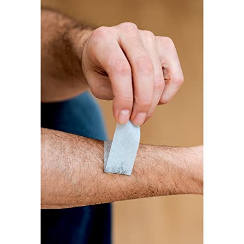 Nexcare Strong Hold Pain-Free Removal Tape, Silicone Adhesive, Secures Dressing and Lifts Away Cleanly - 1 In x 4 Yds, 1 Roll of Tape