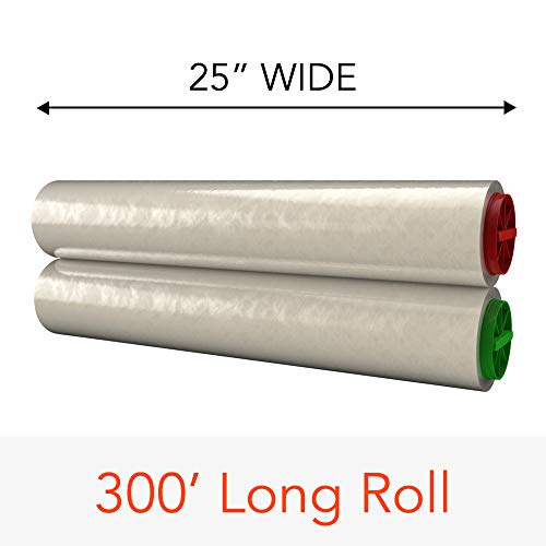 Xyron Standard Laminate Refill for XM2500, Dual, 25" x 300', Refill Cartridge, Cold Lamination (DL403-300), Clear