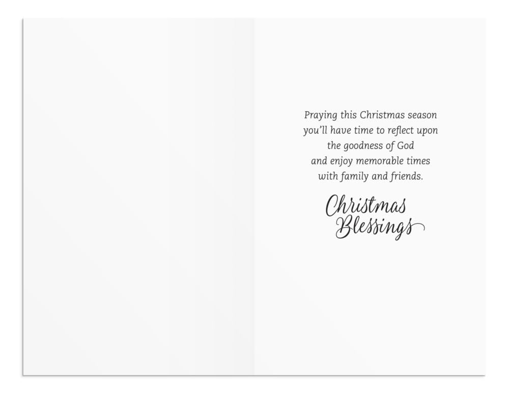 DaySpring - Black and White Christmas Classics - 60 Bulk Christmas Boxed Cards and Envelopes (U1347)