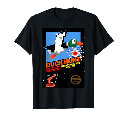 Nintendo NES Duck Hunt Retro Vintage Cover Graphic T-Shirt T-Shirt