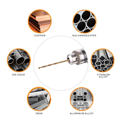 Owl Tools 21/64" Cobalt Drill Bits - 3 Pack - 4 5/8" Length - M35 Cobalt Drill Bits with Storage Case - Perfect Drill Bits for Metal, Hardened & Stainless Steel, Cast Iron, and More!