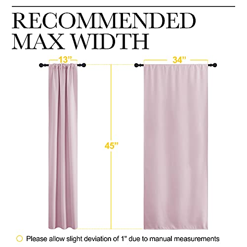 NICETOWN Window Curtains Blackout Drapes - Thermal Insulated Solid Rod Pocket Blackout Curtains/Draperies for Living Room (Sage Green, One Pair, 62 by 63-Inch)