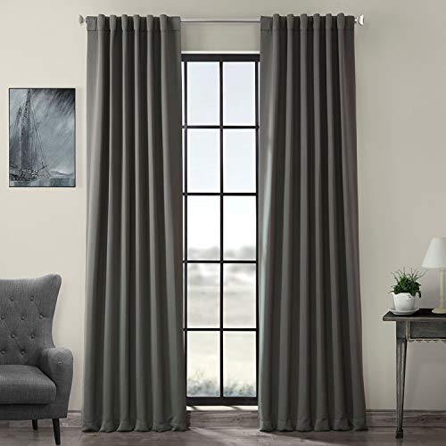 HPD Half Price Drapes Room Darkening Curtains 96 Inches Long for Bedroom & Living Room (1 Panel), 50 X 96, Solarium Yellow