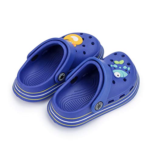 Casazoe Toddler Kids Boys Girls Cute Garden Water Clogs Sandals Slip On Shoes Slipper Slides Lightweight Outdoor Summer Swimming Children Beach Pool Shoes (Baby/Toddler Kids)