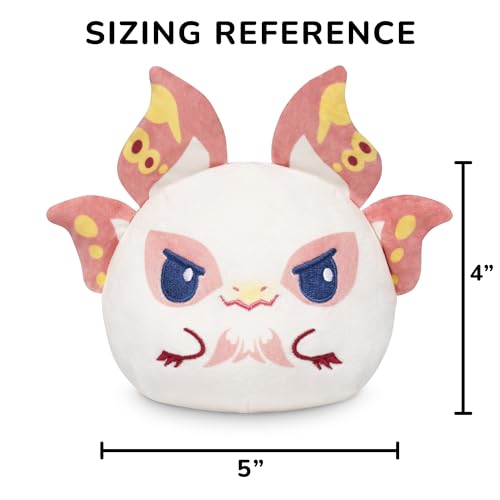 TeeTurtle Monster Hunter Reversible 4" Plushie - Mizutsune - Officially Licensed Capcom Cute Kawaii Soft Stuffed Animals Fidget Toys