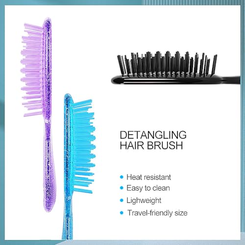 FHI Heat UNbrush Detangling Brush for Pain-Free Brushing on All Wet or Dry Hair Types — Durable DuoFlex Anti-Static Bristles, Lightweight Handle, Vented Hair Brush, Sun Ceremony