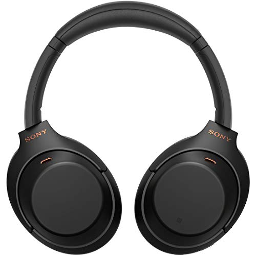 Sony WH1000XM4 Best Premium Wireless Noise Cancelling Headphones - Built-in mic for Calls - Compatible with Alexa - 30hr Battery - Includes Premium Carrying Case, in-Flight Adapter, Aux Cable - Black