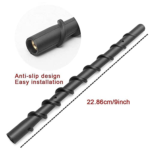 VOFONO 9 Spiral Inch Antenna Fits for 1995-2024 Toyota Tundra Tacoma FJ Cruiser, Toyota Accessories Car Wash Proof Flexible Rubber Copper Tundra Tacoma Antenna Designed for Optimized FM/AM Reception
