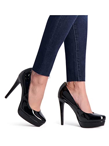 Chinese Laundry Women's Wow Platform Dress Pump, Black Patent, 10 M US
