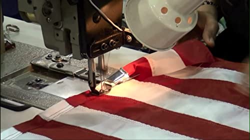 ROTERDON American Flag 2x3 FT Outdoor - Made in USA, USA Heavy Duty 420D Nylon US Flags for Outside, Luxury Embroidered Stars, Sewn Stripes and Brass Grommets