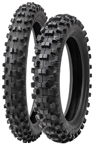 Tusk EMEX T-35® Soft/Intermediate Terrain Dirt Bike Front and Rear Tire Set (80/100x21 & 120/90x18)