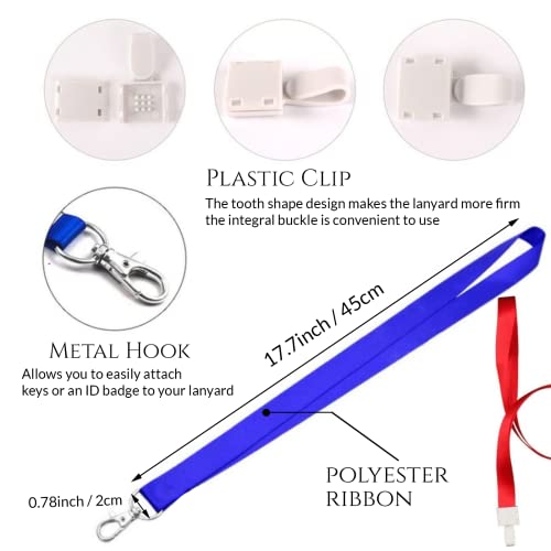 Personalized Lanyards Custom Neck Straps with Logo/Photo/Text/Name for Office Company School Event - 1 PCS
