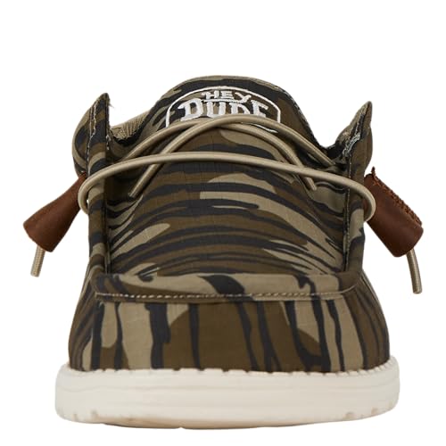 HEYDUDE Men's Wally Wl Funk Multiple Colors | Mens Shoes | Men's Lace Up Loafers | Comfortable & Light-Weight Camo