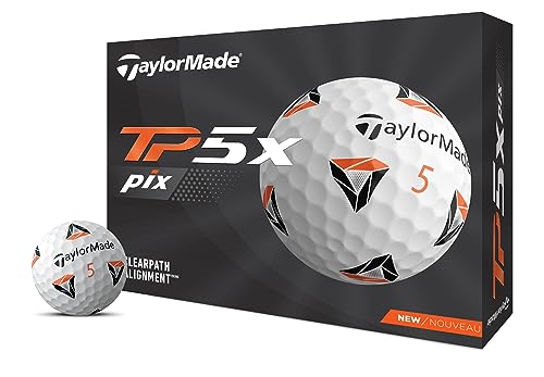 TaylorMade Golf 2021 TP5X Golf Balls White
