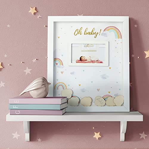 Kate Aspen Baby Shower Guest Book Alternative, One Size, Boho Rainbow