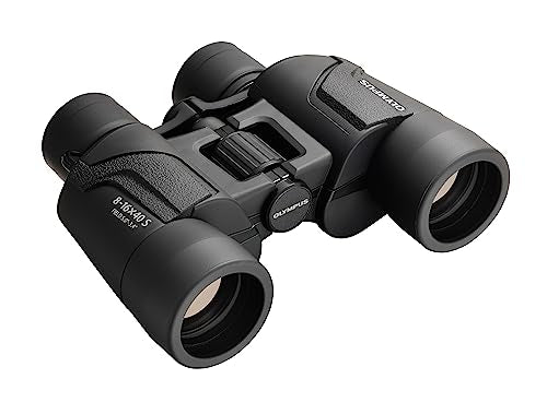 Olympus Binocular 10x50 S - Ideal for Nature Observation, Wildlife, Birdwatching, Sports, Concerts, Black