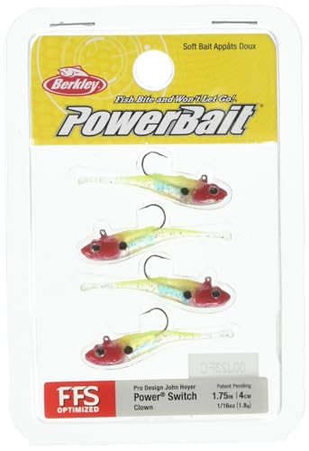 Berkley PowerBait Power Switch Fishing Bait, Lemon Head Glow, 2.5in, Irresistible Scent and Flavor, Ideal for Bass, Walleye, Panfish, Trout and More