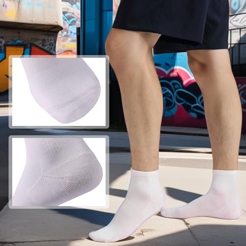 RZTT Merino Wool Socks for Men Athletic Low Cut Socks for Women 9-11 with Arch Support Breathable Soft Wool Ankle Socks,3 Pairs,Large,Brown
