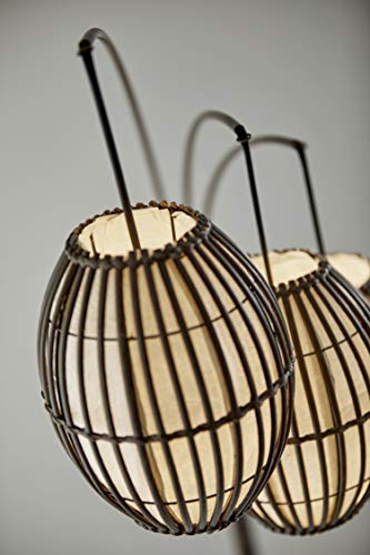 Adesso 4026-26 Maui Arc Lamp, 82 in., 3x60W Incandescent,13 CFL, Antique Bronze, 1 Floor Lamp