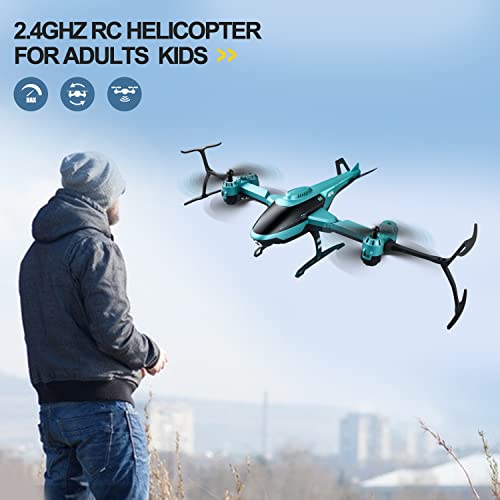 4DRC V10 Foldable Drone with Camera for Adults,1080P FPV WIFI Live Video,RC Helicopte Quadcopter for Beginners Kids,3D Flips, Gestures Selfie, Altitude Hold, Waypoint Fly,2 Batteries