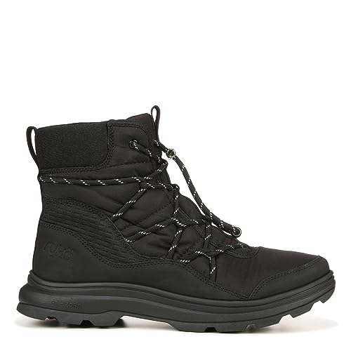 Ryka Womens Brae Water-Repellent Winter Snow Boot Black 9 M