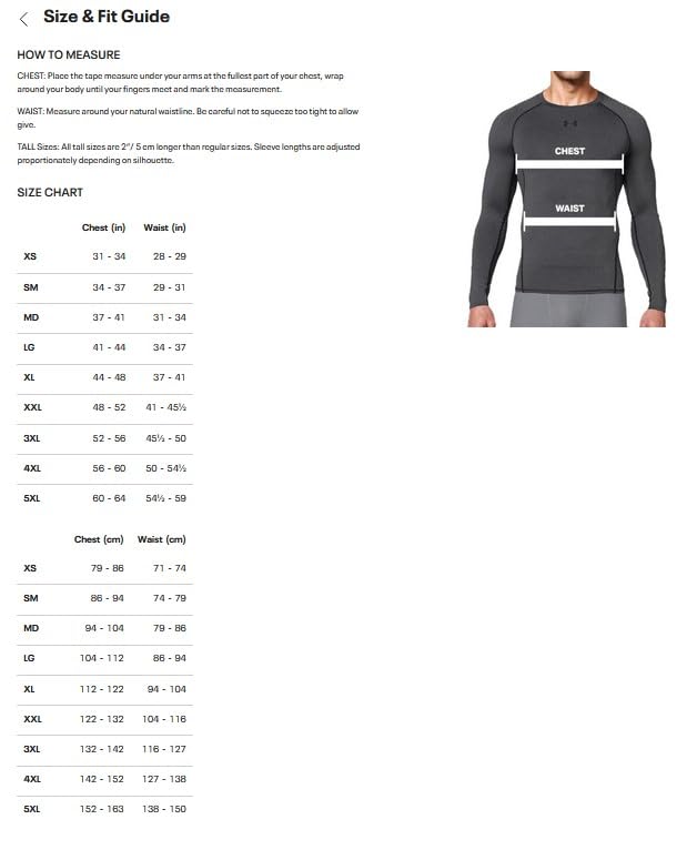 Under Armour Men's Armour HeatGear Compression Long-Sleeve T-Shirt , White (100)/Black, X-Large