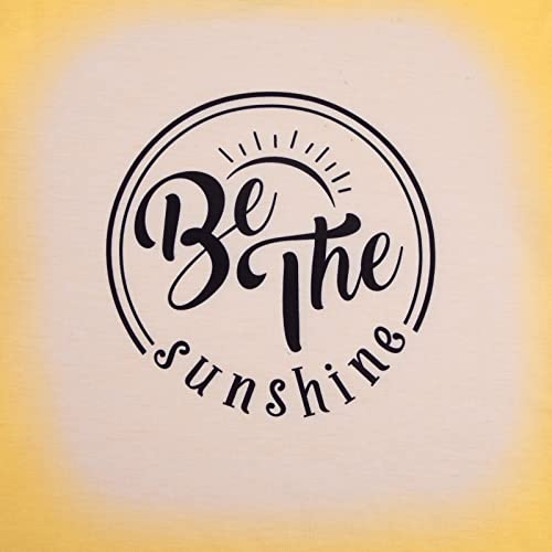 Sunshine Shirts for Women Be The Sunshine Shirt Cute Sunshine Graphic Tee Funny Letter Print Tee T Shirt