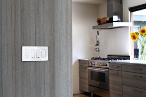 Insteon Smart Dimmer Wall Switch, 600W, 2477D (White) - Needs Neutral Wire - Requires Insteon Hub for Voice Control with Amazon Alexa and Google Assistant